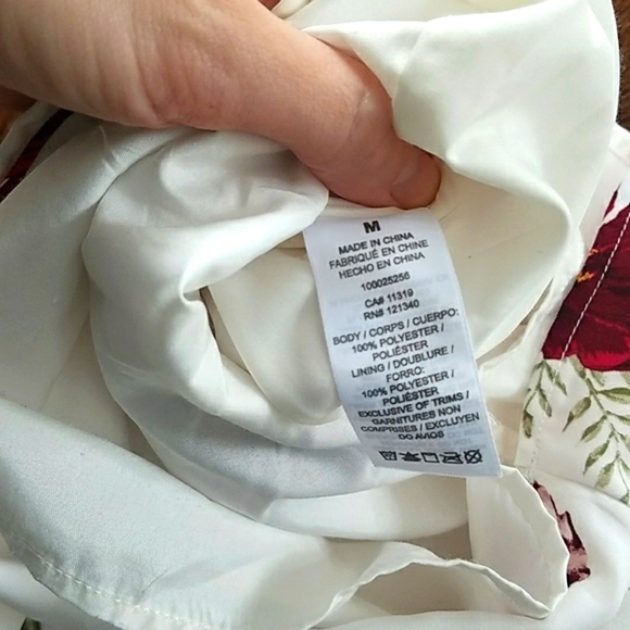 Cold Shoulder Floral Print Romper With Tie Sleeves - Picture 9 of 11